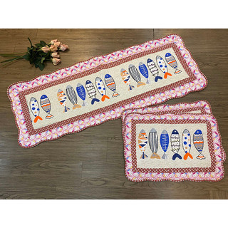 Thảm set 3 - Cá 14 con - T3N115