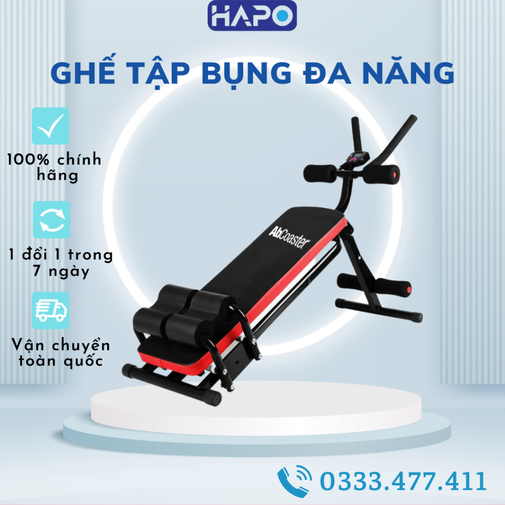 Máy Tập Cơ Bụng Mẫu Mới Hapo Hp11 Giảm Mỡ Thon Eo, Ghế Tập Bụng Tại Nhà Thông Minh Đa Năng