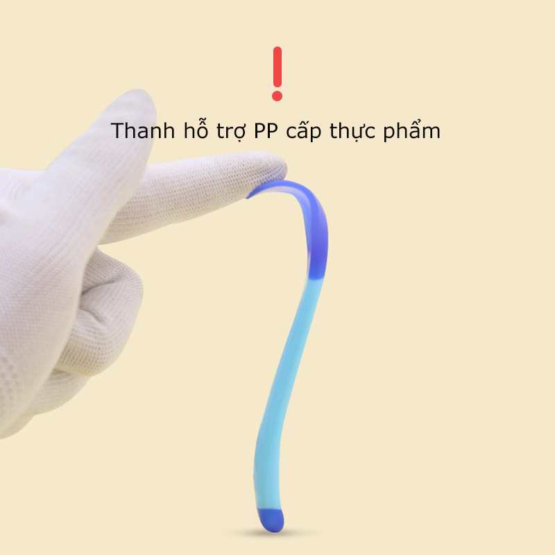 Thìa Silicon Báo Nóng,Muỗng Silicon Mềm Cho Bé Ăn Dặm Giúp Bé Ăn Ngoan,Ngon Miệng