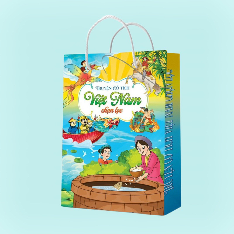 Combo 8 Cuốn Truyệ.n tranh Cổ Tíc.h Việt Nam ChọnLọc. Bộ quà tặng cho bé