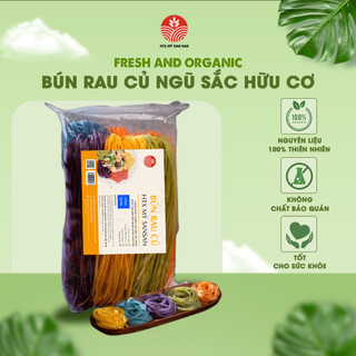 Bún gạo lứt rau củ ngũ sắc hữu cơ ăn kiêng giảm cân healthy eatclean cho người tiểu đường, gym, yoga, mẹ bầu HTX San San
