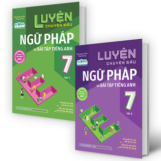 Sách - Combo Luyện chuyên sâu ngữ pháp và bài tập tiếng anh lớp 7 (2 Tập) (Global)