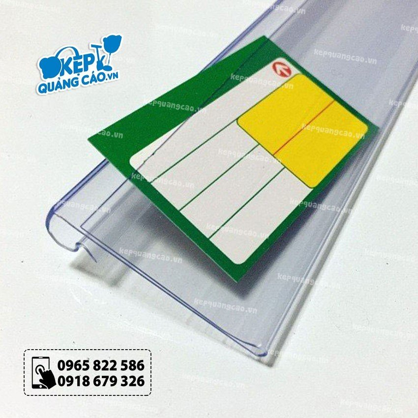 Nẹp chữ P - Nẹp nhựa siêu thị chữ P