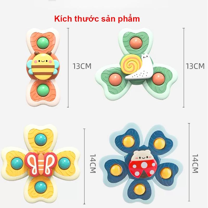 3 Món con quay hình con ong, Spinner hình côn trùng dễ thương