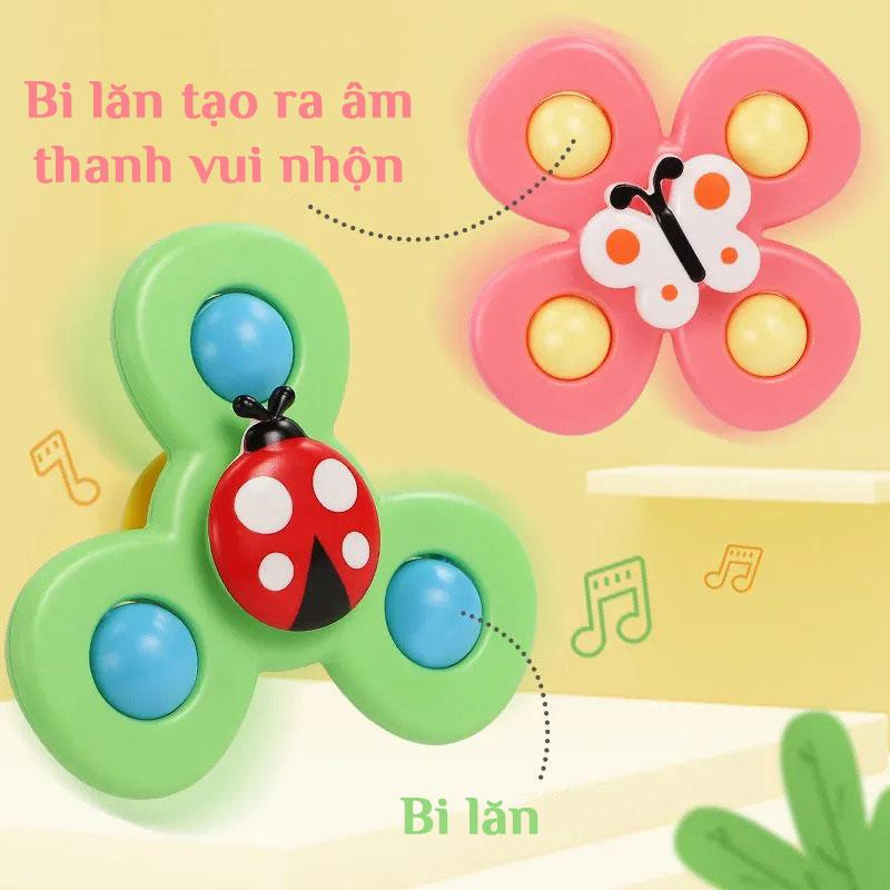 3 Món con quay hình con ong, Spinner hình côn trùng dễ thương