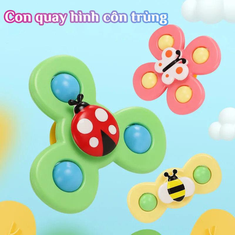 3 Món con quay hình con ong, Spinner hình côn trùng dễ thương
