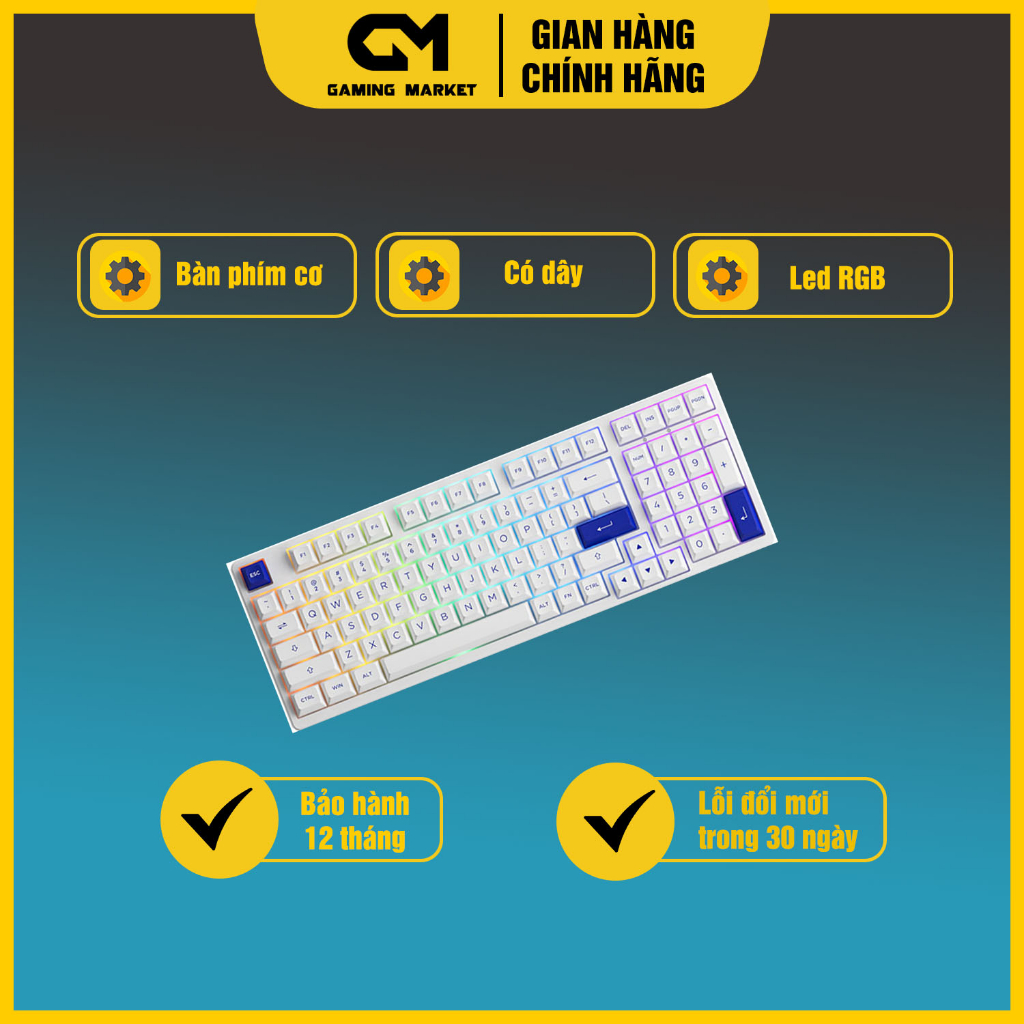 BÀN PHÍM CƠ AKKO 3098B/ 3098/ 3068B Multi-modes /4 màu cực chiến