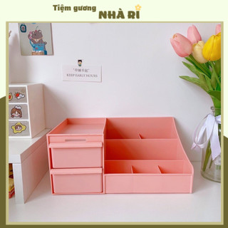 Kệ đựng mỹ phẩm đồ dùng học tập đa năng 3 tầng nhiều ngăn