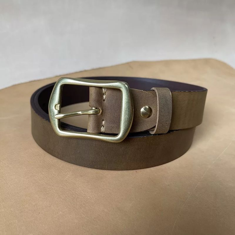 Thắt Lưng Nam Da Bò Tuấn Minh Cao Cấp TM811 bản 3.5cm mặt khóa kim Đồng Đúc bảo hành 24 tháng Fullbox