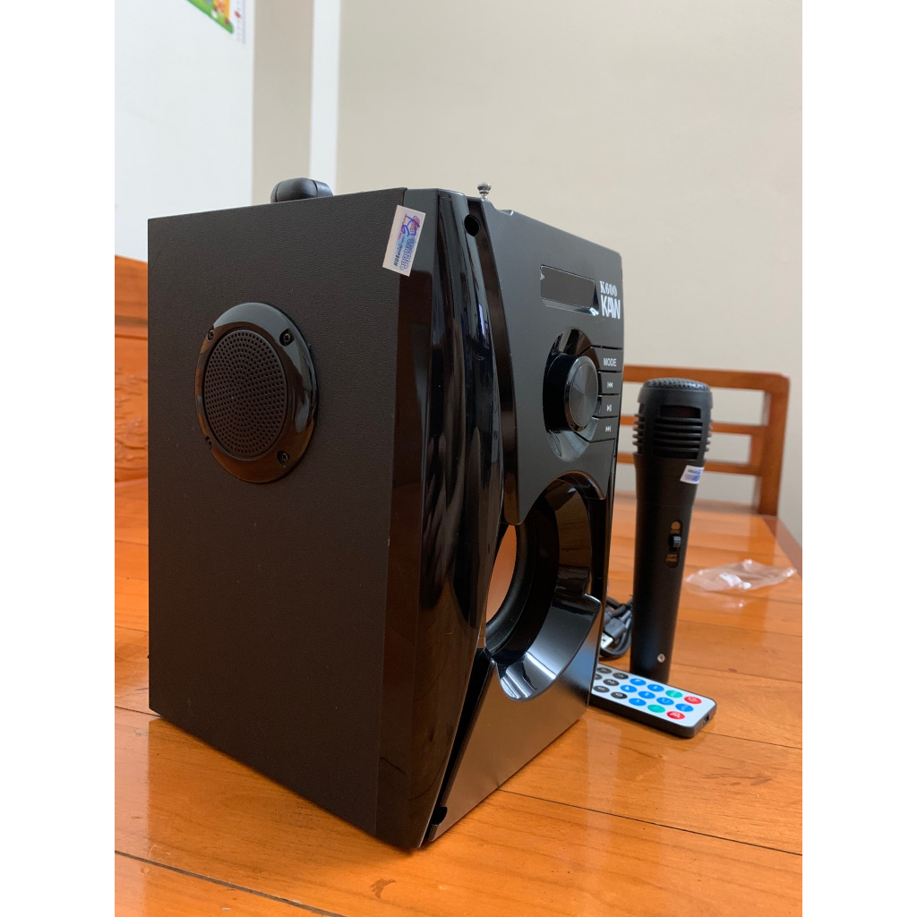 Loa Bluetooth KAW K600 Kèm Mic Hát Karaoke