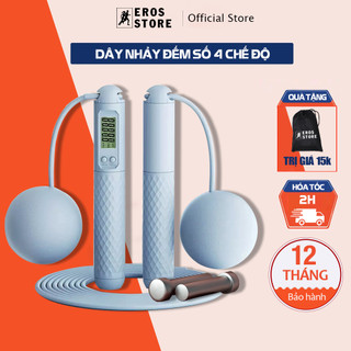 Dây Nhảy Thể Lực Đếm Số 4 Chế Độ Chính Hãng Eros Store, Hỗ Trợ Luyện Tập Thể Dục Tại Nhà