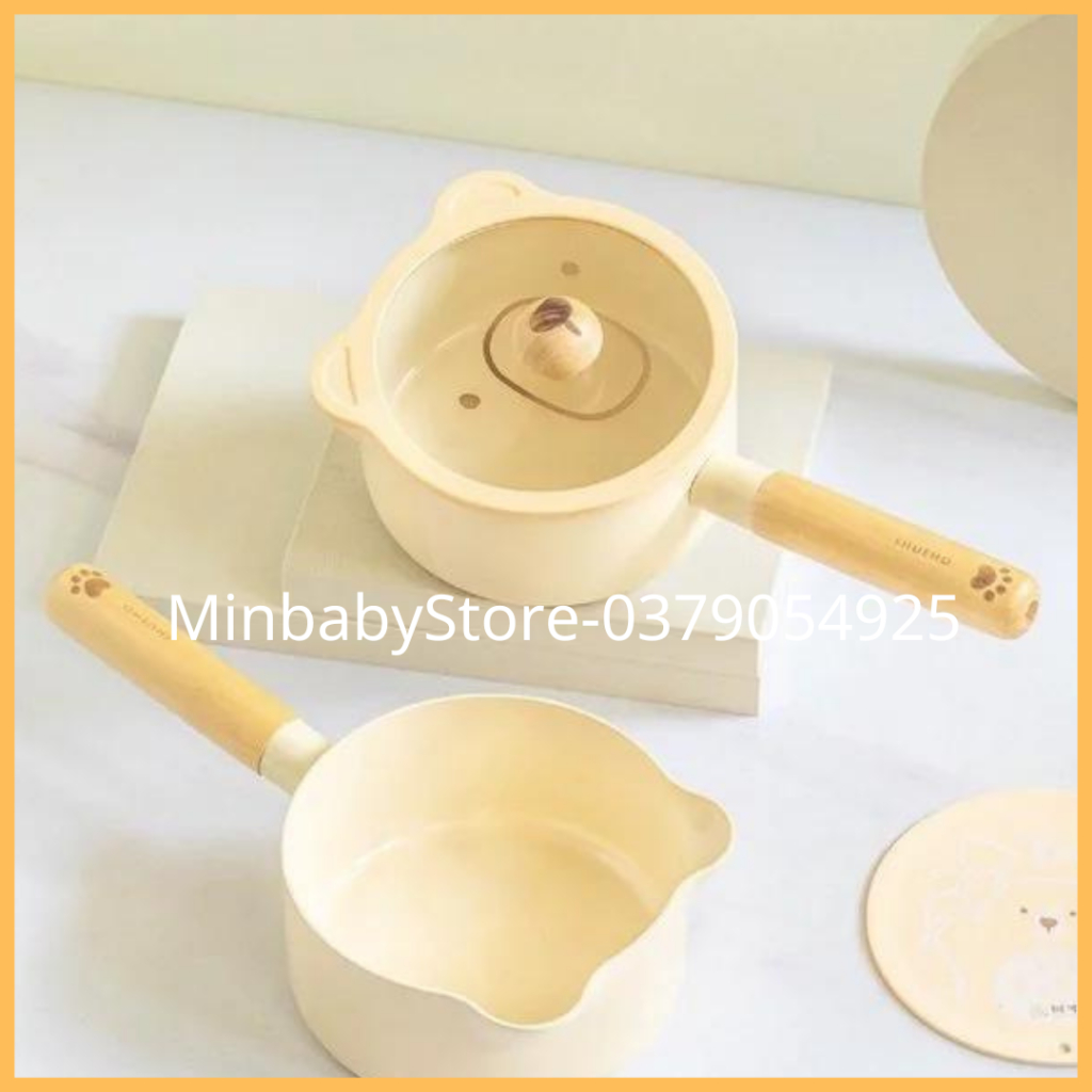 Quánh Shueho nấu cháo cho bé 16cm các loại bếp: gas, từ, hồng ngoại…a