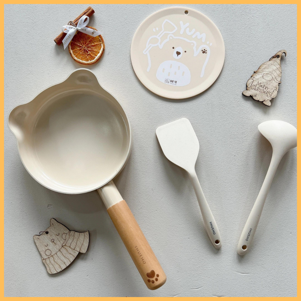 Quánh Shueho nấu cháo cho bé 16cm các loại bếp: gas, từ, hồng ngoại…a