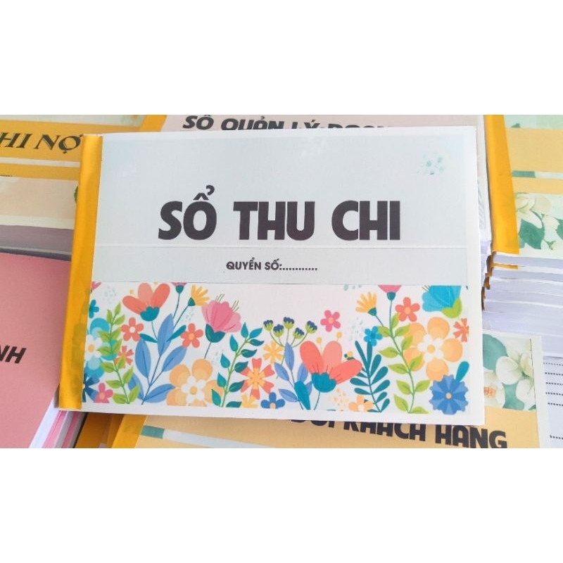 Sổ Thu Chi 1 cuốn 100 tờ, quyển a5, a4 giá rẻ, bìa đẹp