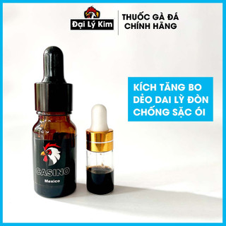 Thuốc gà đá tăng bo Casino Đen, 1cc, nhập khẩu Mexico chính hãng
