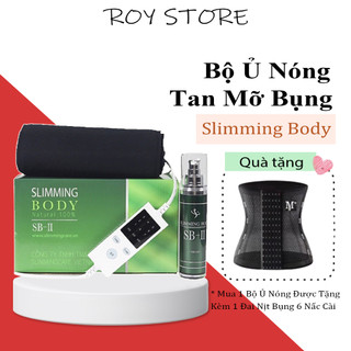 Bộ Ủ Nóng Tan Mỡ Slimming Body 2 Cải Tiến - Đai nịt giảm Mỡ bụng đùi chân tay Eo thon SB-II
