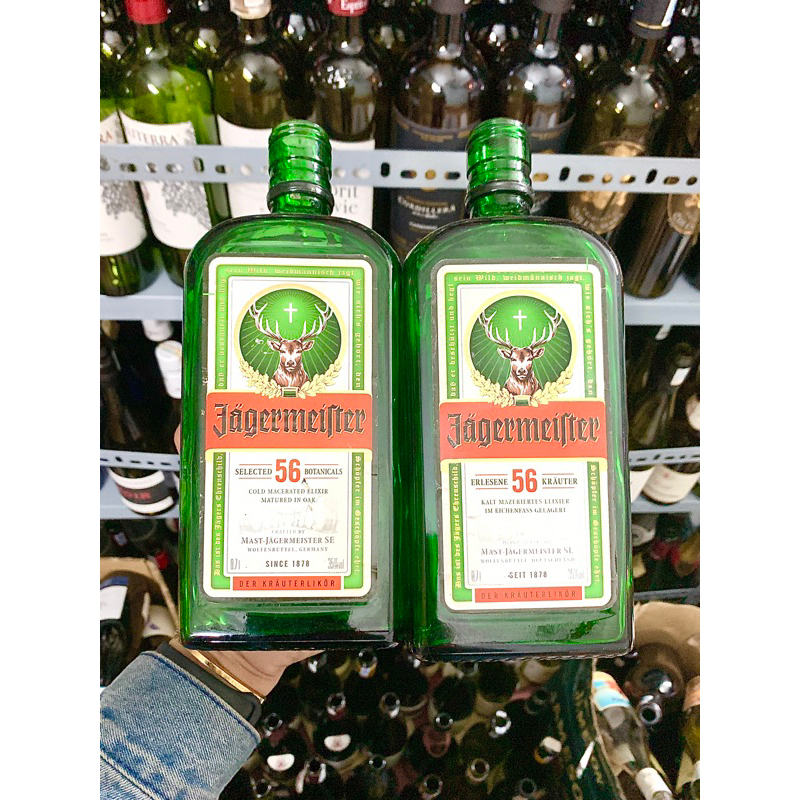 Vỏ chai rượu thảo mộc Jagermeister