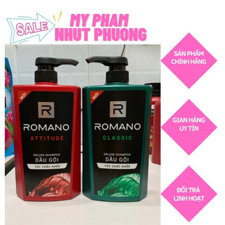 Dầu Gội ROMANO Hương Nước Hoa 650g
