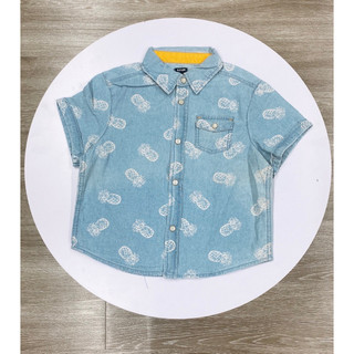 Áo sơ mi Jean cho bé trai sz 18m-4y