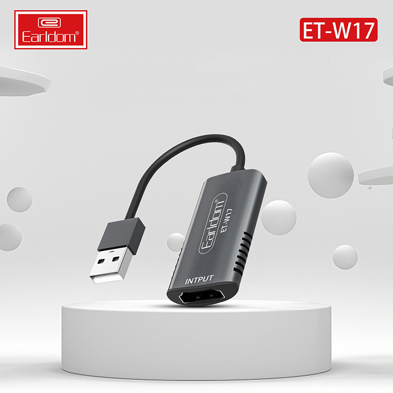 CÁP PHÁT LIVESTREAM HDMI TO USB 3.0 VIDEO CAPTURE EARLDOM ET-W17