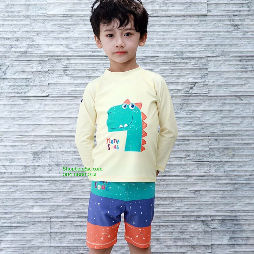 Bộ bơi vải chống lạnh, chống nắng bảo vệ da bé trai