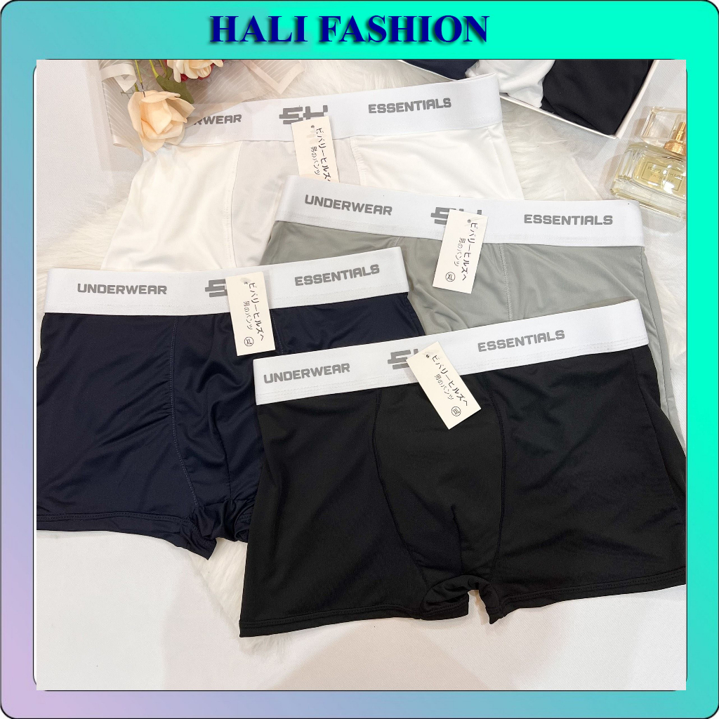 Quần lót nam cao cấp boxer thun lạnh SH - Quần Sịp Nam boxer thun lạnh co giãn 4 chiều - HALI
