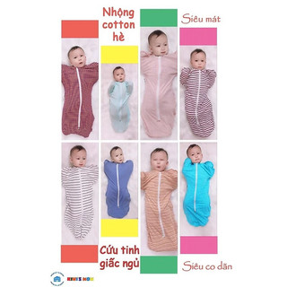 Nhộng cotton cho bé 3-6m