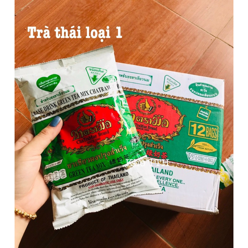 Sét trà thái xanh 3 món