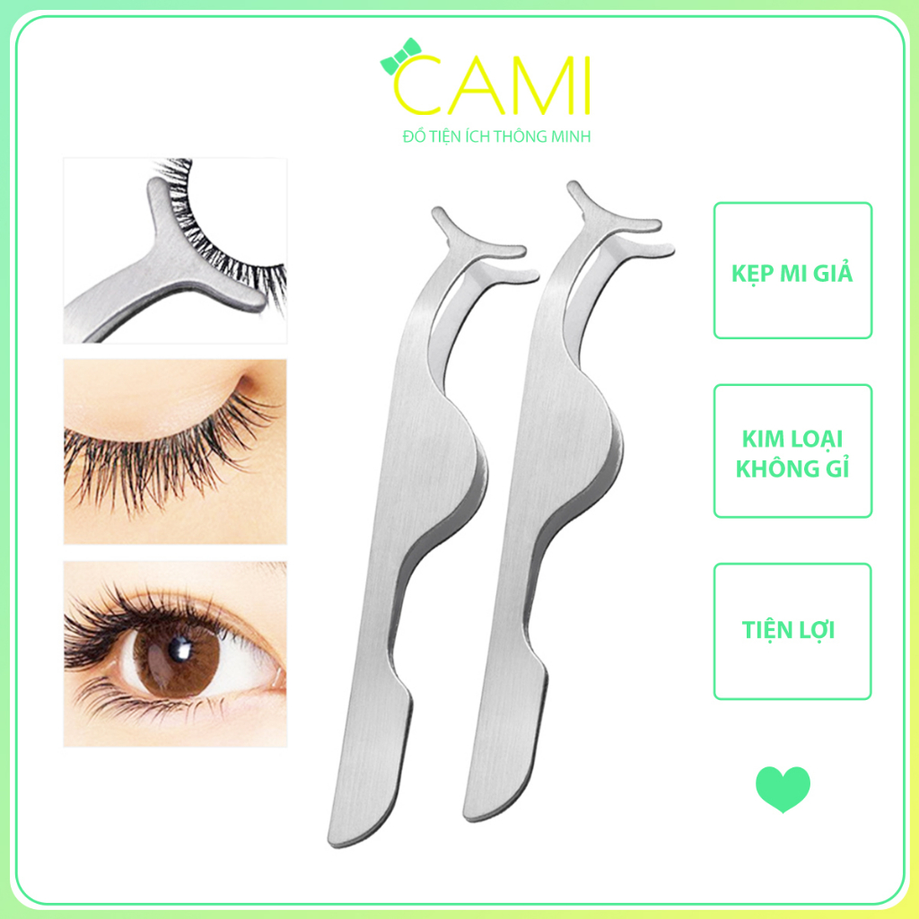 Kẹp gắn mi chuyên dụng, chất liệu kim loại chắc chắn, giúp tách gắn mi giả dễ dàng, kích thước nhỏ gọn - Cami - CMPK346