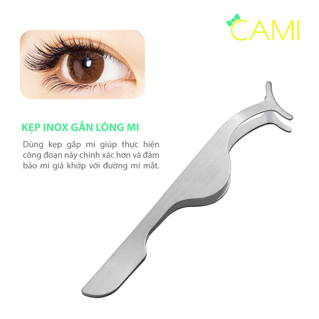 Kẹp gắn mi chuyên dụng, chất liệu kim loại chắc chắn, giúp tách gắn mi giả dễ dàng, kích thước nhỏ gọn - Cami - CMPK346