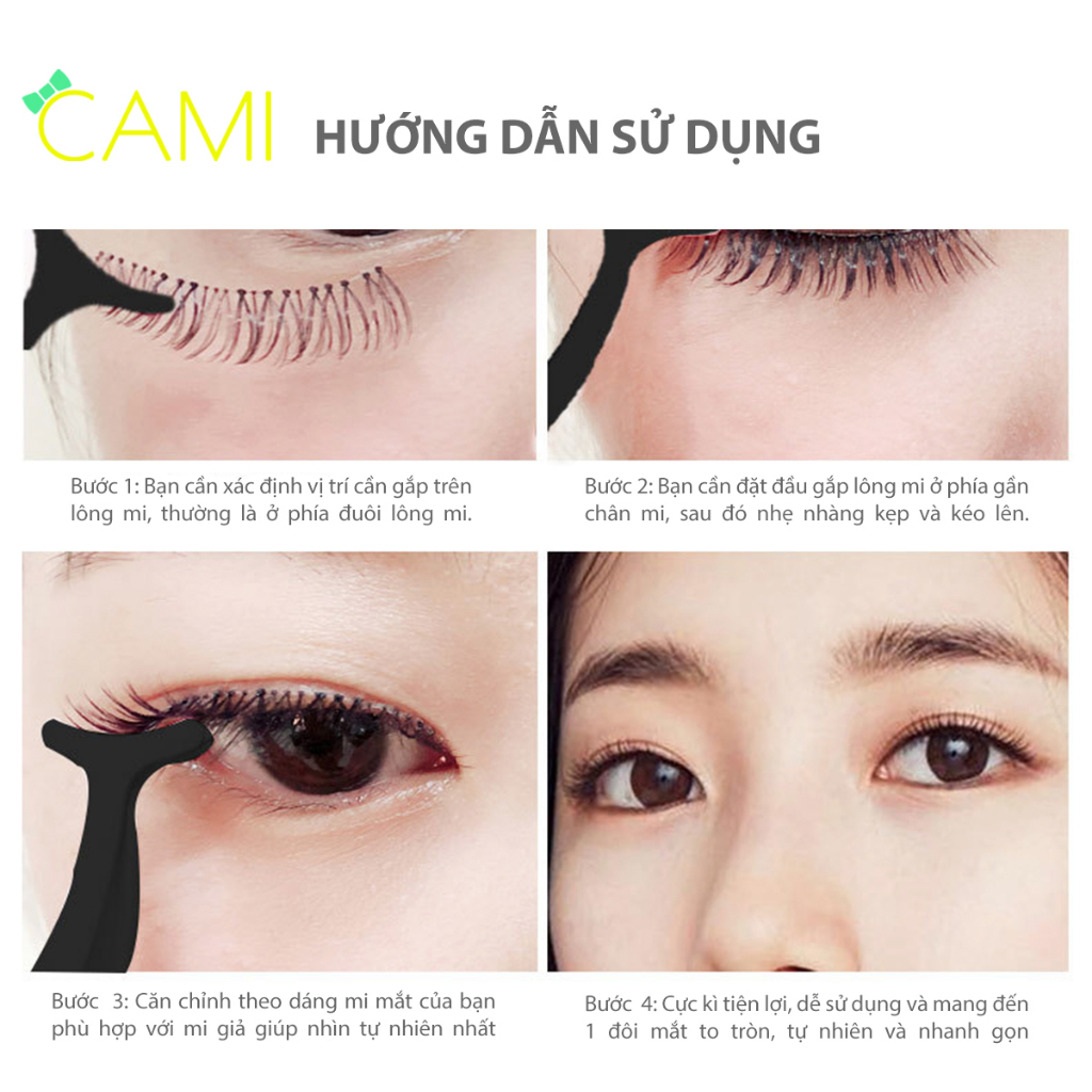 Kẹp gắn mi chuyên dụng, chất liệu kim loại chắc chắn, giúp tách gắn mi giả dễ dàng, kích thước nhỏ gọn - Cami - CMPK346