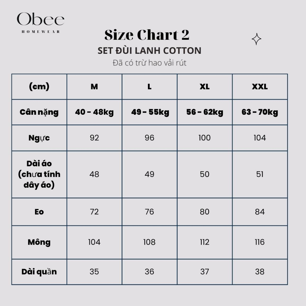 Đồ bộ 2 dây nữ Obee's Closet Đồ bộ ngắn mặc nhà vải tôn  cao cấp sợi cotton tự nhiên cho mùa hè thoáng mát