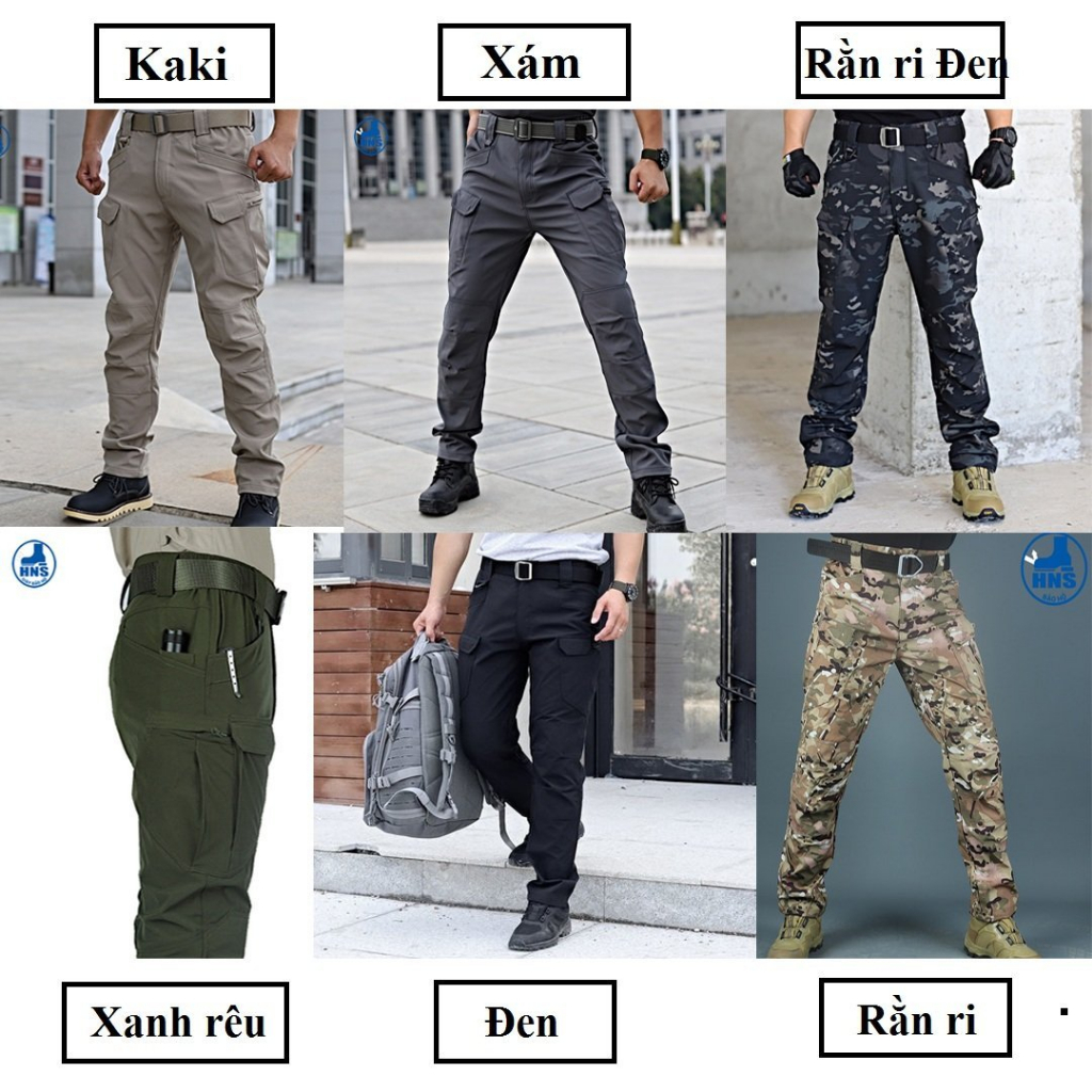 Quần Nhiều Túi X7 Co Giãn Chống Nước Mau Khô Cho Nam Phong cách nam tính