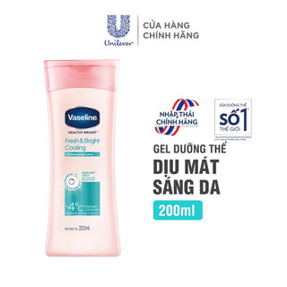 Dưỡng thể vaseline trắng da tức thì 200ml