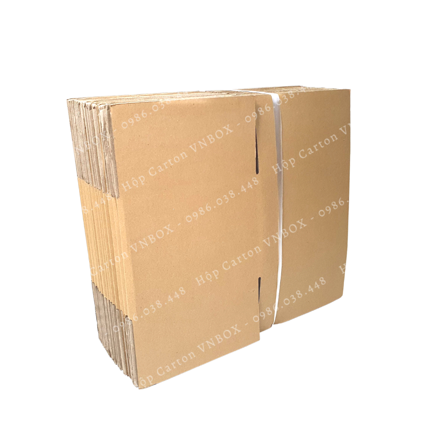 20x20x15 Hộp carton đóng hàng, hộp giấy gói hàng ship Cod - VN Box