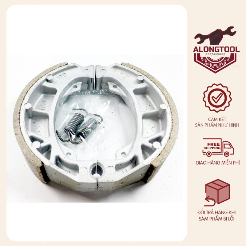 Má phanh honda dream chính hãng ALONGTOOL lắp cho các dòng xe honda dream wave các loại đẹp zin 100%