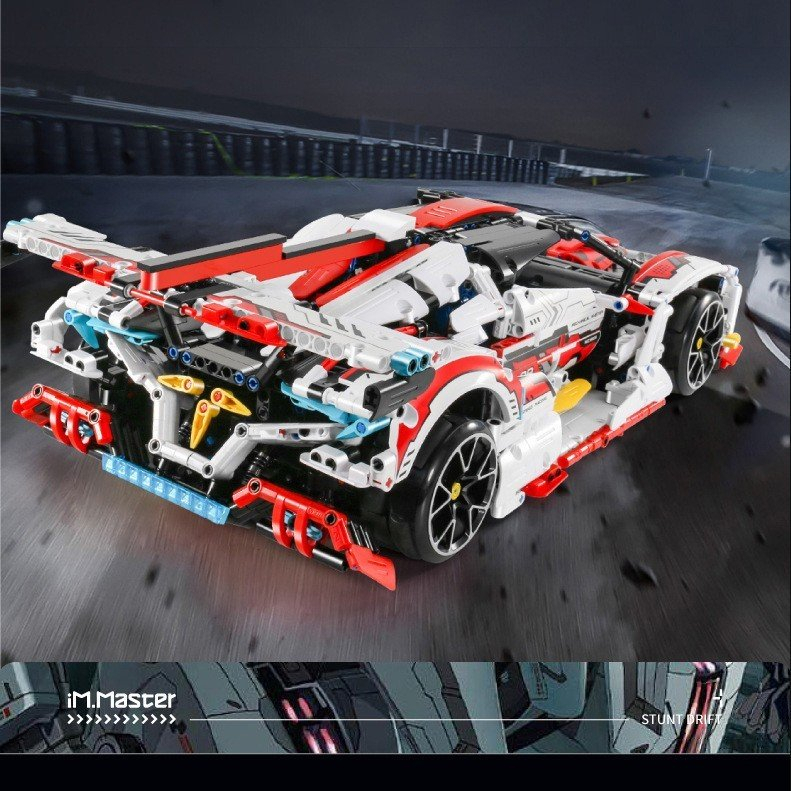 Mô hình lắp ráp LEGO Nathashop Siêu Xe Thể Thao Apollo Intensa Emozione tỉ lệ 1:10 2700 PCS