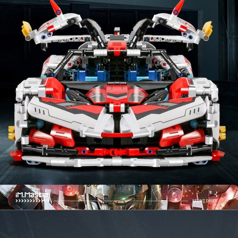 Mô hình lắp ráp LEGO Nathashop Siêu Xe Thể Thao Apollo Intensa Emozione tỉ lệ 1:10 2700 PCS