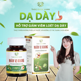Dạ dày Nhân Vị Khang 1 lọ 100g, thực phẩm hỗ trợ điều trị viêm loét dạ dày ợ hơi đau tức