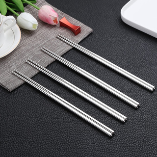 Bộ 5 đôi đũa inox 304 Hàn Quốc chống trơn trượt