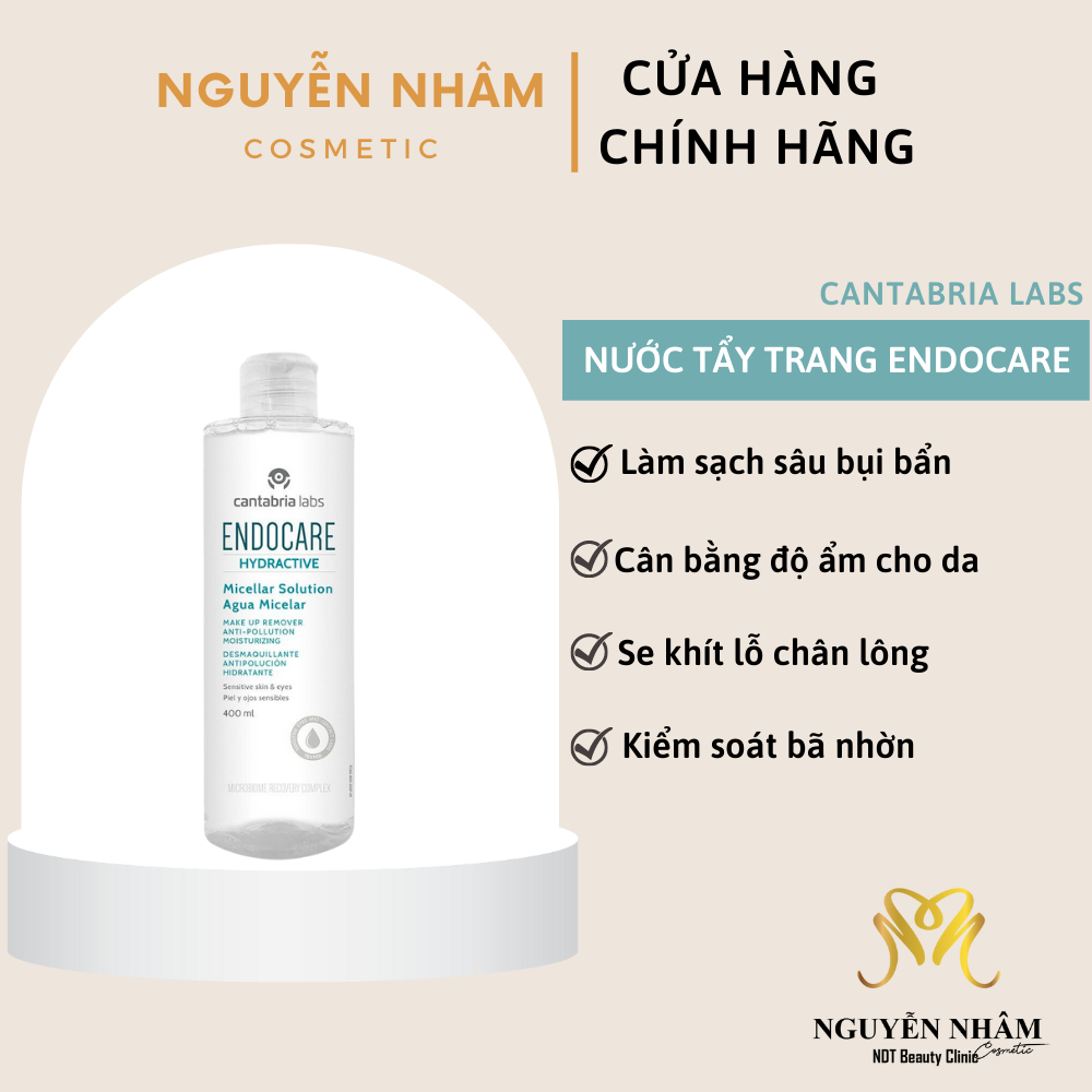 Nước Tẩy Trang Endocare Hydractive Micellar Solution