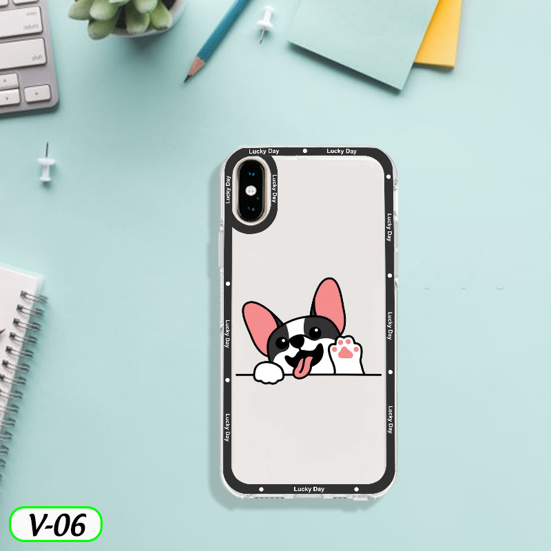Ốp lưng in hình Chó Bull, Om Nom cho máy VIVO Y11/Y12/U15/Y17/U10/Y15S