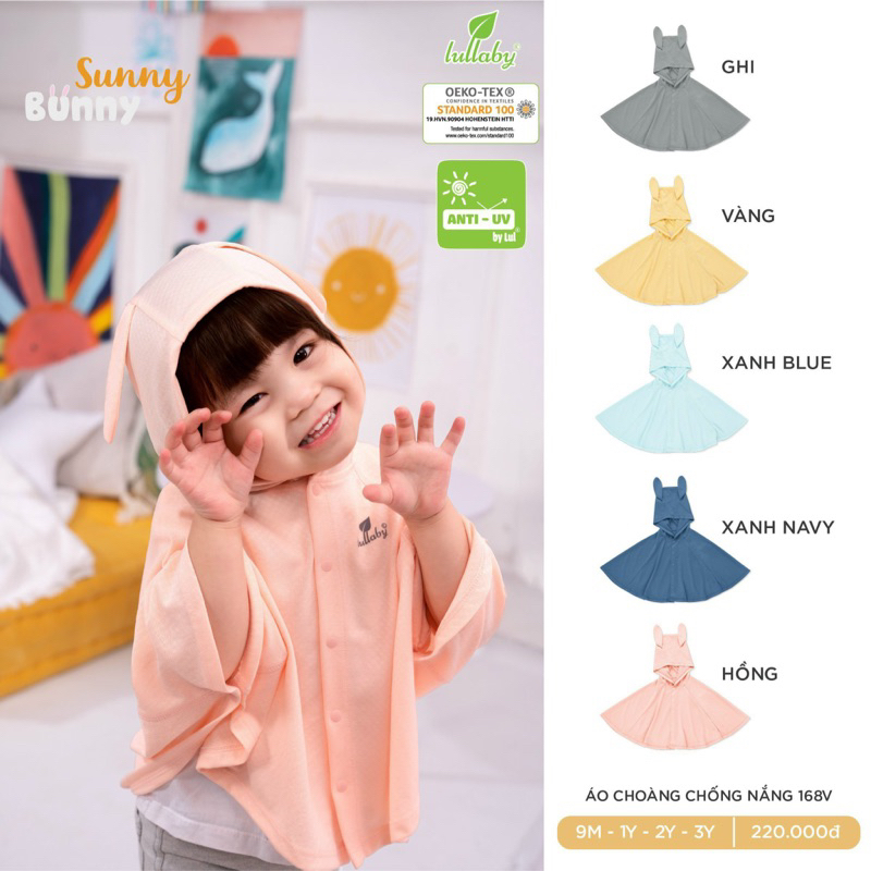 Áo choàng chống nắng Lullaby cho bé