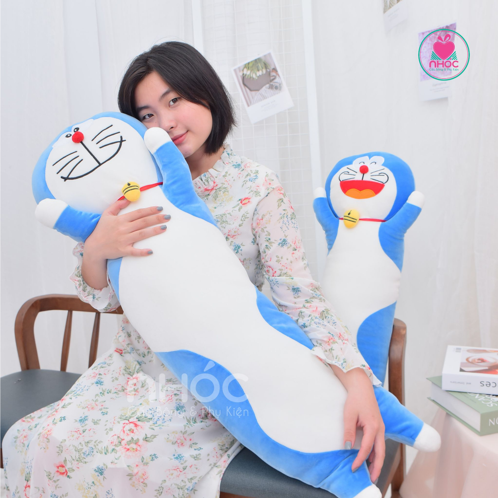 Gấu bông NHÓC Giftshop Doraemon dáng dài nhiều biểu cảm 1 con dễ thương bông cao cấp