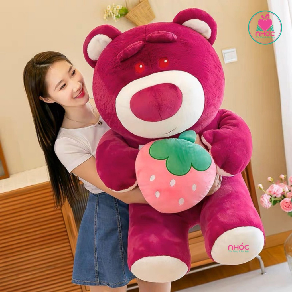 Thú Bông Gấu Dâu Lotso Toy Story Bông Cao Cấp - NHÓC