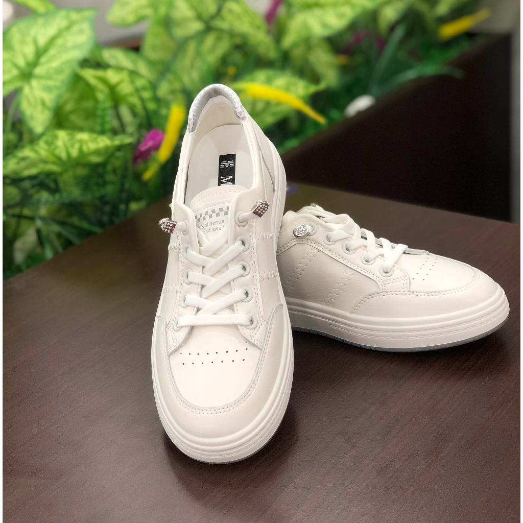 GIày slipon nữ đế bệt dây gài phong cách Hàn