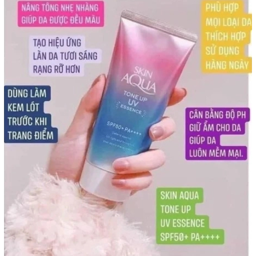 Kem Chống Nắng SkinAqua Tone up SPF 50+; PA ++++