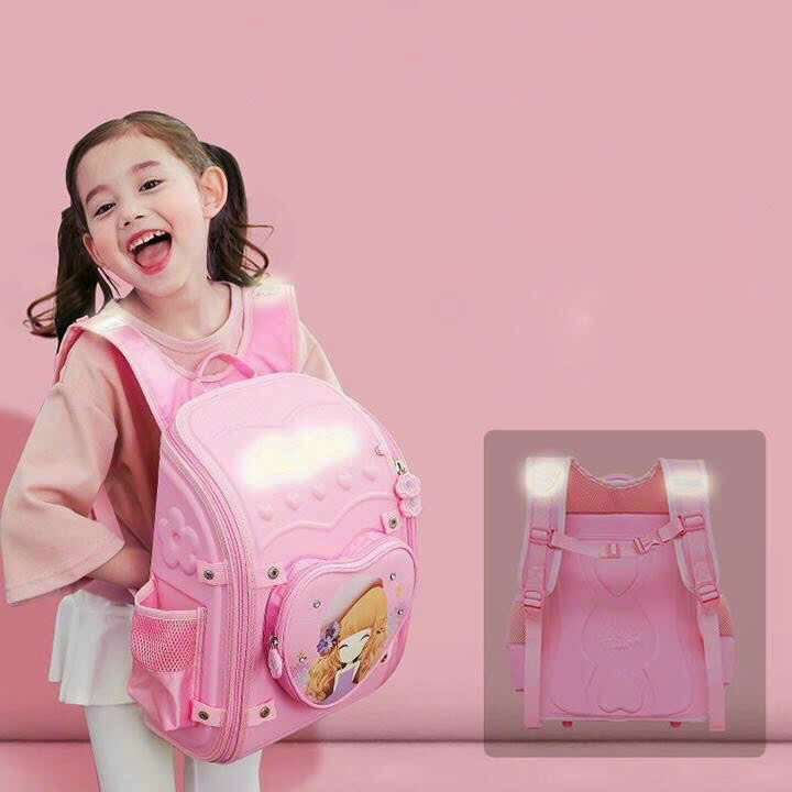 Balo chống gù cho bé trai gái siêu nhẹ chống nước ⚡ Ba lô cấp 1 ⚡ Cặp Sách Học Sinh Tiểu Học
