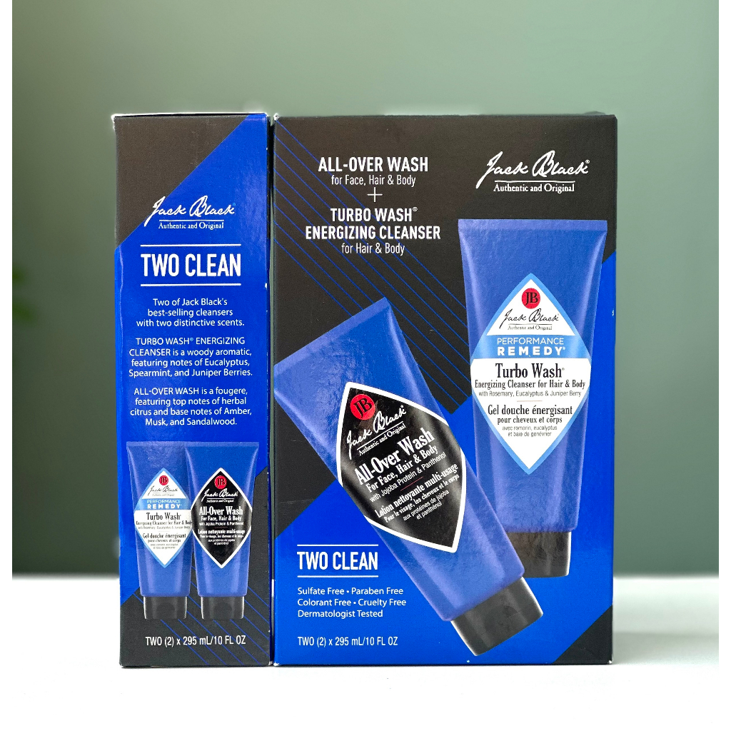 ✅ Sữa tắm gội rửa mặt cao cấp dành cho nam Jack Black.