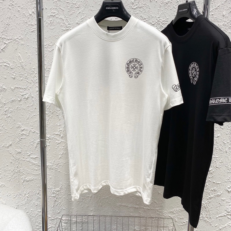 Áo thun chrome hearts in loang hồng vải cotton mẫu mới 20223 | BigBuy360 - bigbuy360.vn